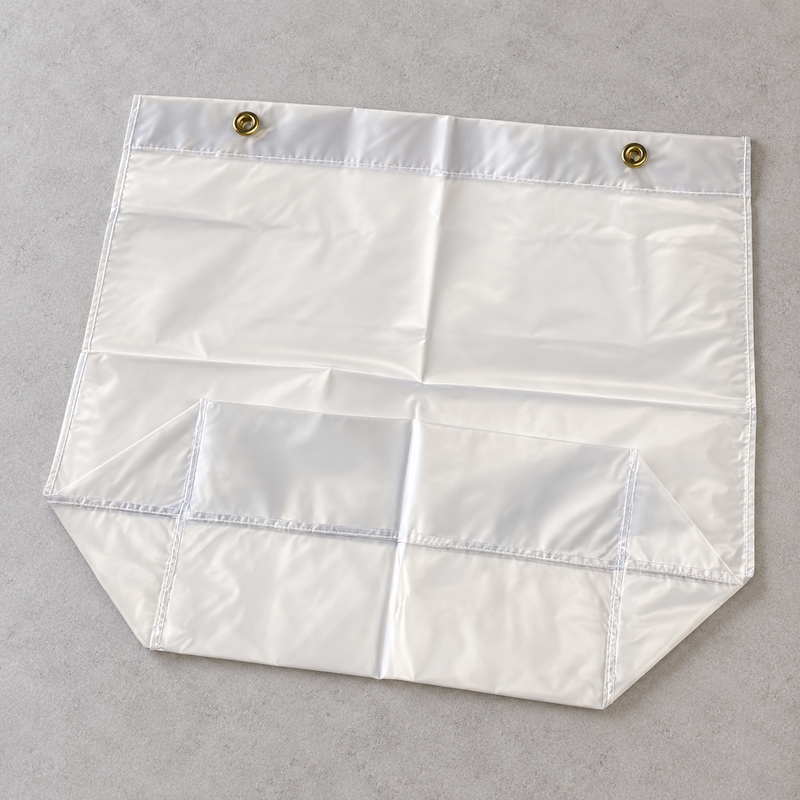Reusable Heavy Gauge Vinyl Liner Bag with Grommets | Commercial Waste Bin Liner
