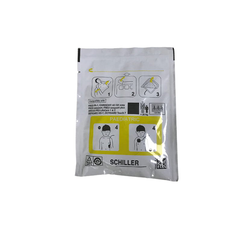 Adult & Paediatric AED Electrode Pads for Schiller FRED Defibrillators