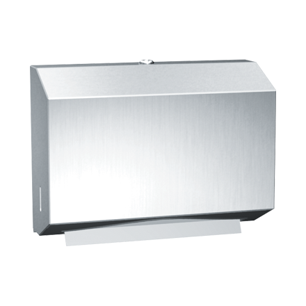 ASI JD MacDonald Paper Towel Dispenser Petite | Surface Mounted Stainless Steel