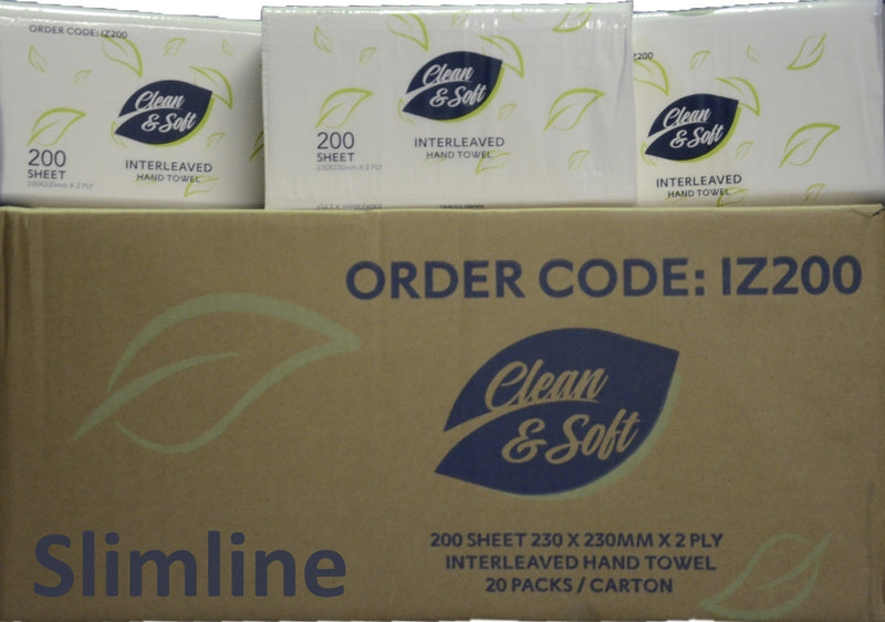 Clean & Soft 2 Ply Executive Interfold Hand Towel (IZ200)