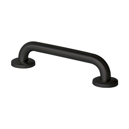 ASI JDMACDONALD GRAB RAIL MATTE BLACK – TOILET, STRAIGHT, VARIOUS SIZES