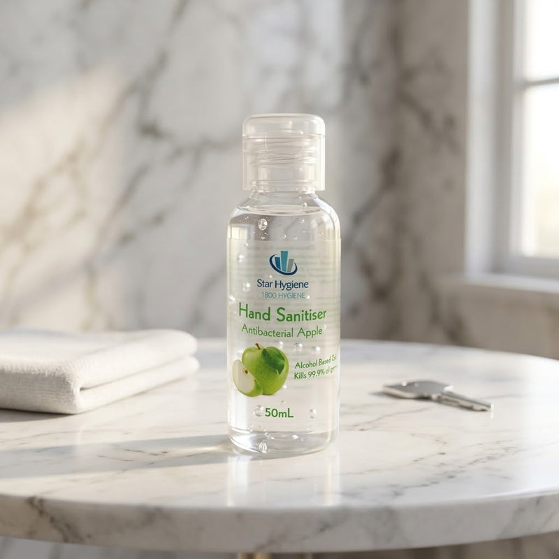 Star Hygiene Hand Sanitiser Gel 50ml | 70%+ Alcohol Antibacterial Hand Sanitiser
