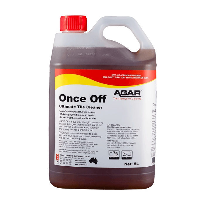 Once Off: the heavy-duty tile cleaner 5L