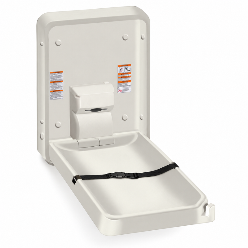 Baby Changing Station, Vertical Plastic – Surface Mounted (10-9015)