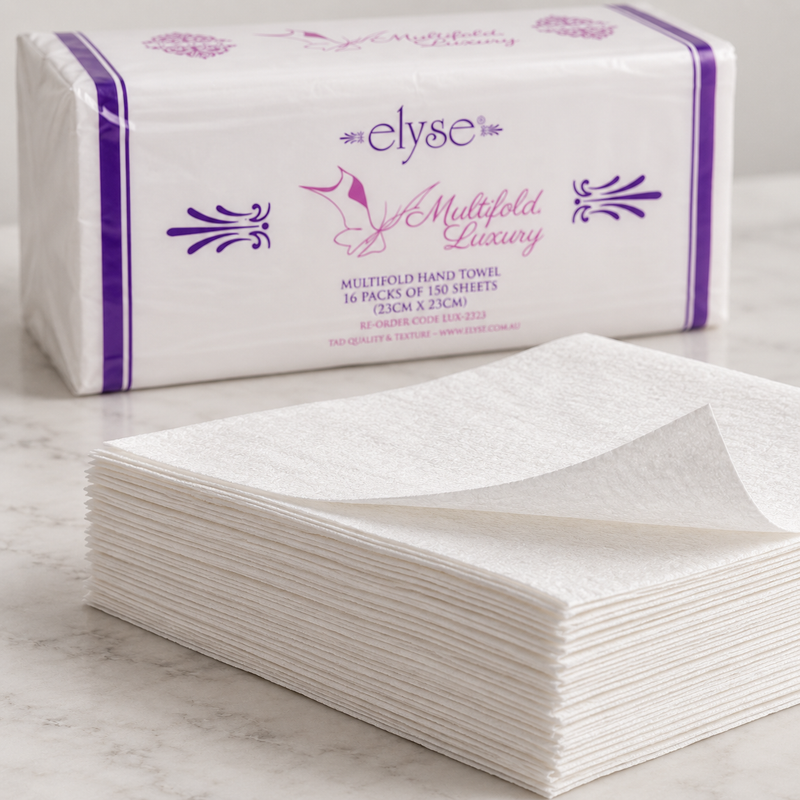 Elyse Tad Multifold Hand Towel – 150 Sheets x 16 Packs (Lux-2323)
