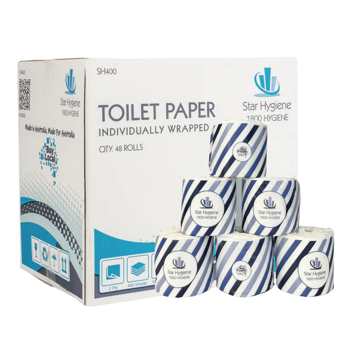 Star Hygiene Toilet Paper 2ply 400 sheets (CTN 48)