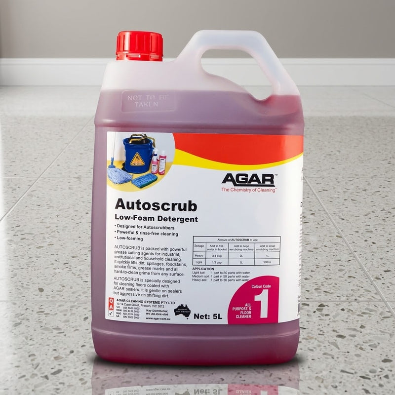 Agar Autoscrub Floor Cleaner – Low-Foaming Industrial Detergent