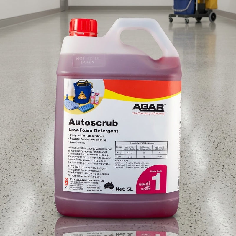 Agar Autoscrub Floor Cleaner – Low-Foaming Industrial Detergent