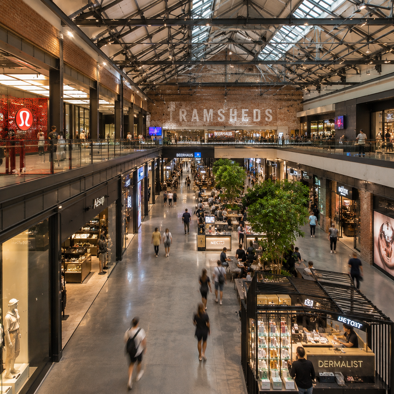 Retail – Retail store hygiene supplies for shopping centre and arcade environments