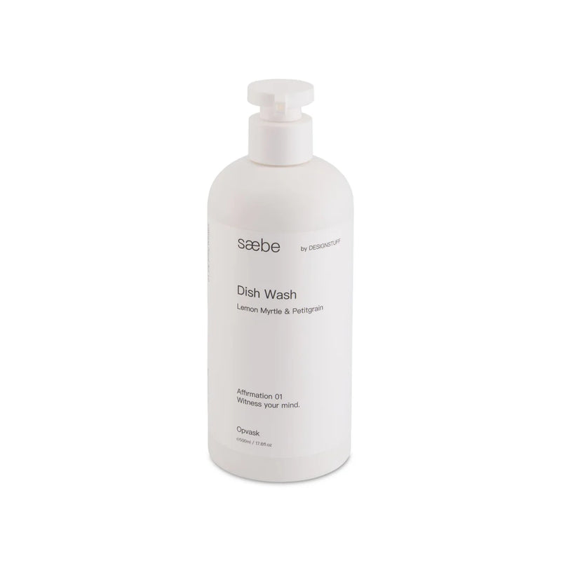 Designstuff Dish Wash, Lemon Myrtle & Petitgrain, 500ml