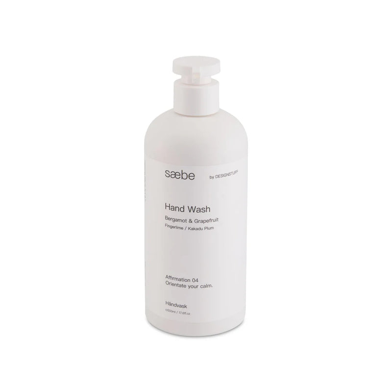 Designstuff Saebe Hand Wash, Bergamot & Grapefruit, 500ml