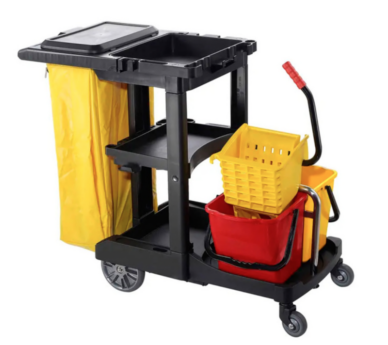 Dolphy Housekeeping MULTI-Purpose Cart | Commercial Cleaning Trolley Australia