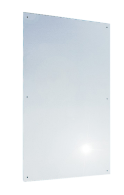 Stainless Steel Frameless Mirror 600mm x 600mm – Vandal-Resistant Washroom Mirror