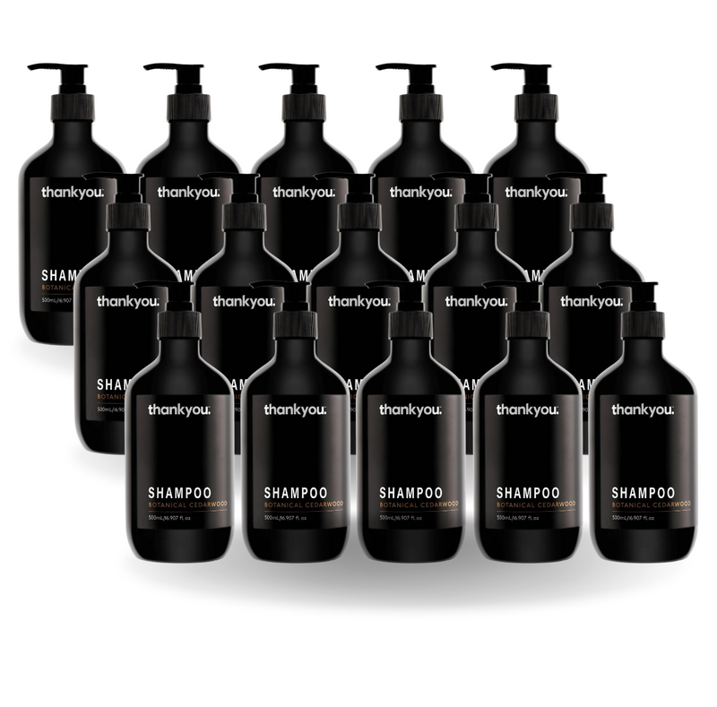 Thankyou Amenities Shampoo 500ml x15 - Botanical Cedarwood