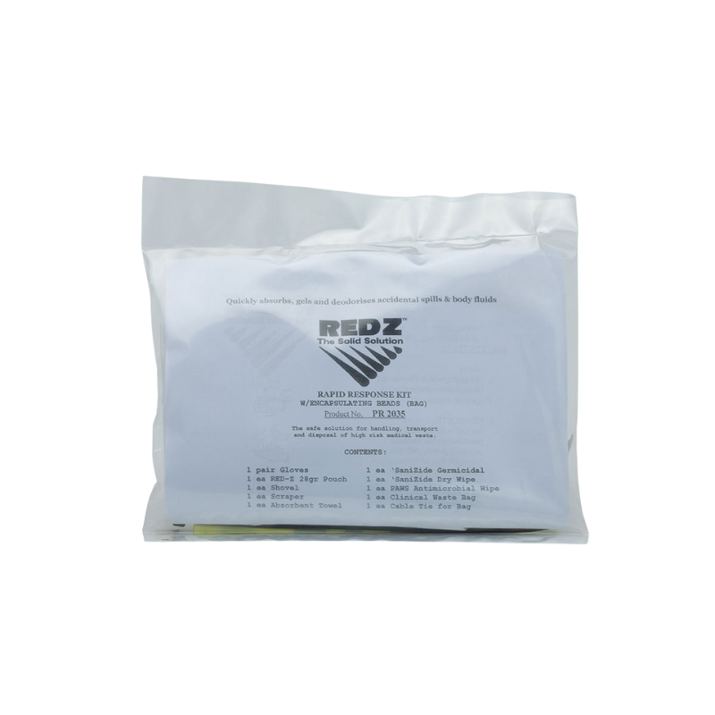 Spill Kit 'Red Z' Rapid Response Kit – 28g Sachet