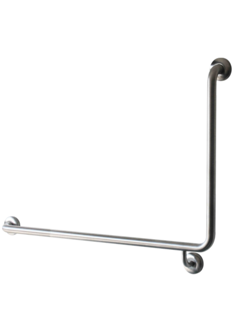 ASI JDMACDONALD GRAB RAIL – TOILET SLOPING ARM 90 DEGREES FROM HORIZONTAL 965 X 600 MM