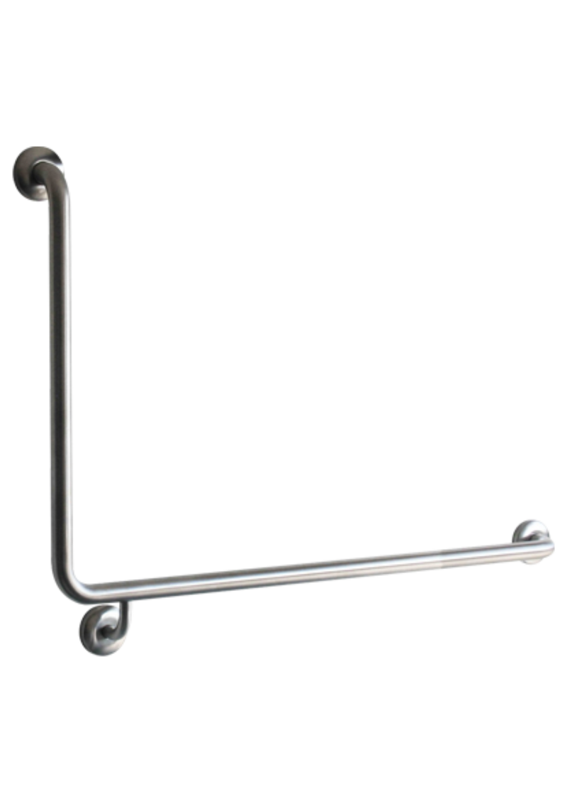ASI JDMACDONALD GRAB RAIL – TOILET SLOPING ARM 90 DEGREES FROM HORIZONTAL 965 X 600 MM
