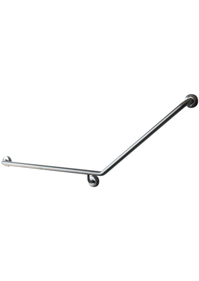 ASI JDMACDONALD GRAB RAIL – TOILET SLOPING ARM 40 DEGREES FROM HORIZONTAL 840 X 700 MM