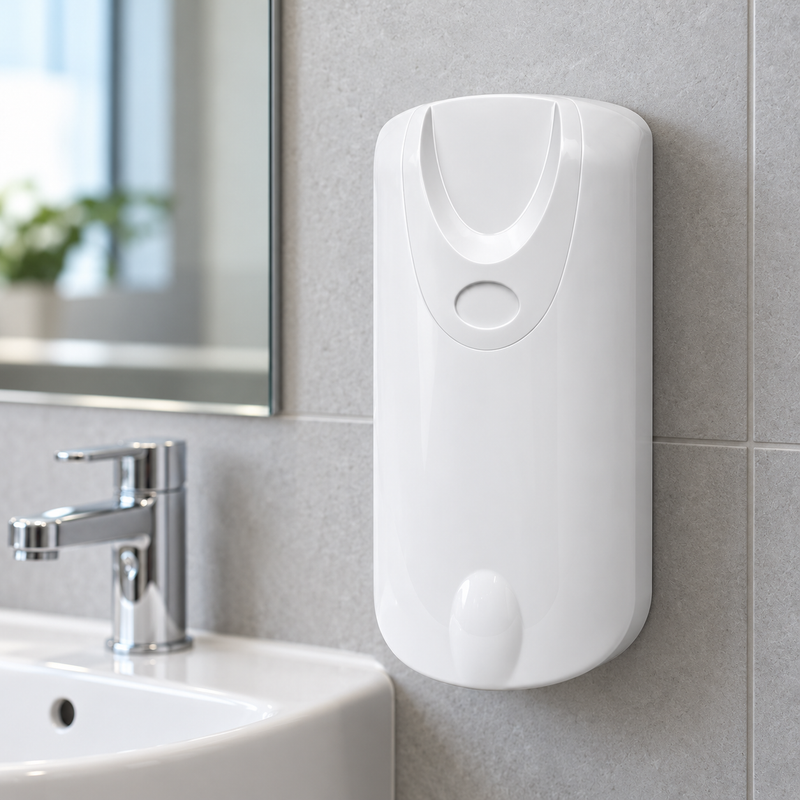 Sanitex 800ml Wall-Mounted Liquid Soap Dispenser – White