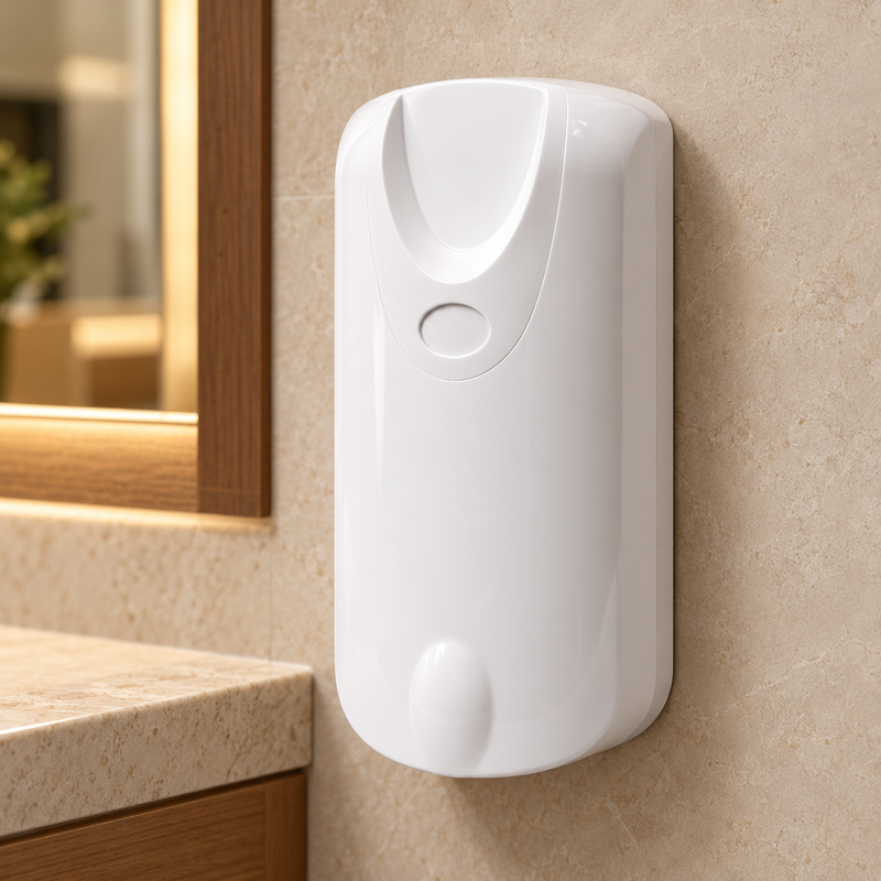 Sanitex 800ml Wall-Mounted Liquid Soap Dispenser – White