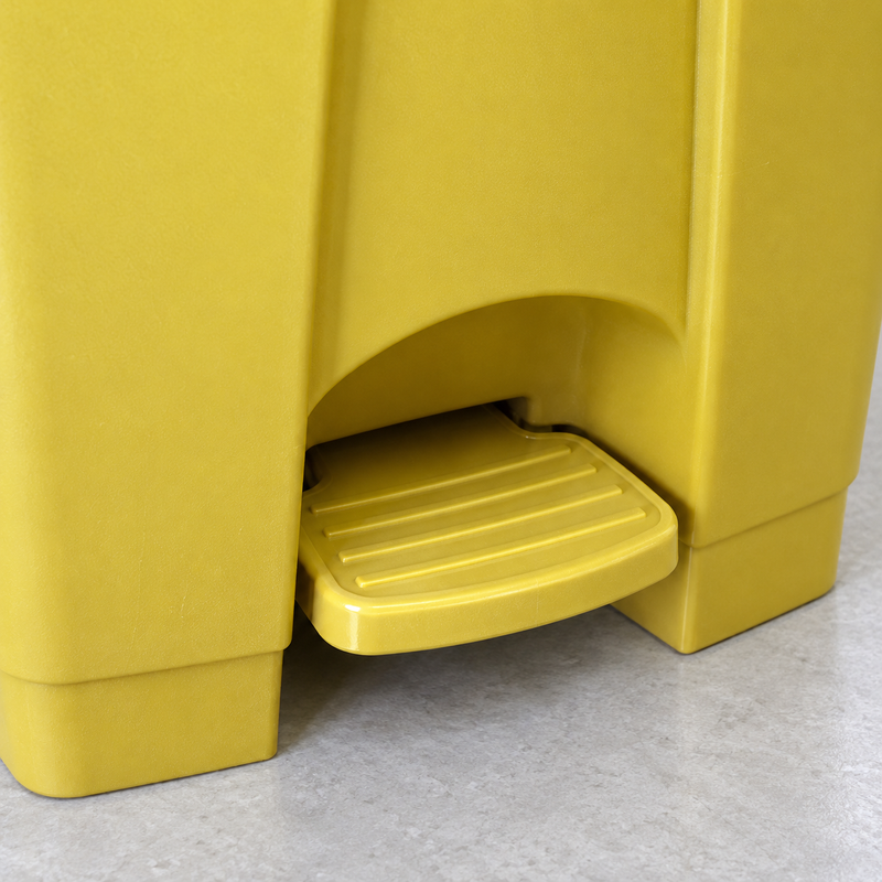 Yellow Medical & Clinical Waste Pedal Bin 68L