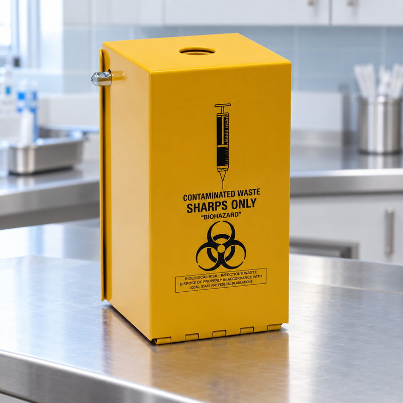Steel Syringe Safe "Yellow Armour" – 1.4L Heavy Duty for RE1.4LS (YA1.4L-H2mm)