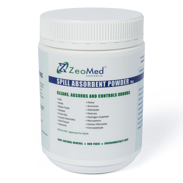 Zeomed Spill Absorbent Powder for Body Fluids & Biohazards