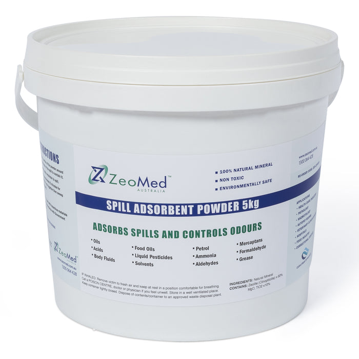 Zeomed Spill Absorbent Powder for Body Fluids & Biohazards