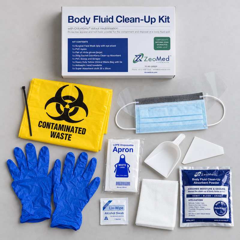 Quick Response Body Fluid Spill Kit | Biohazard Clean-Up & Compliance