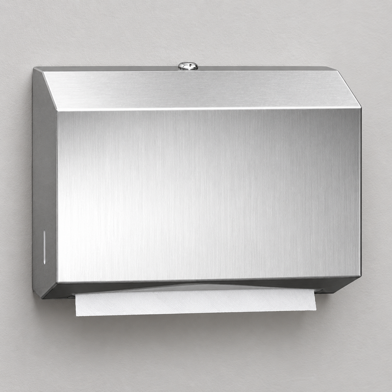 ASI JD MacDonald Paper Towel Dispenser Petite | Surface Mounted Stainless Steel