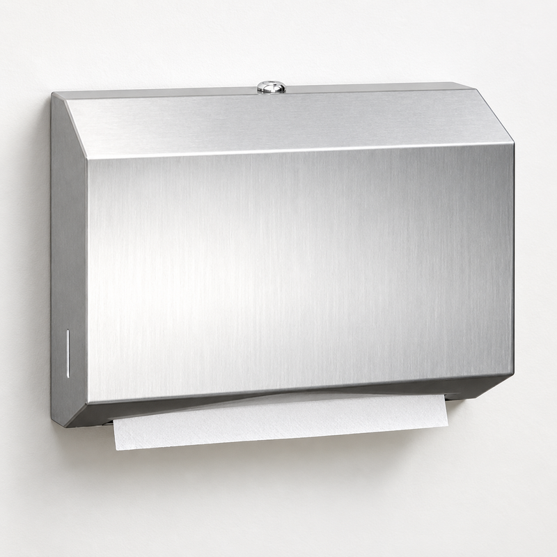 ASI JD MacDonald Paper Towel Dispenser Petite | Surface Mounted Stainless Steel