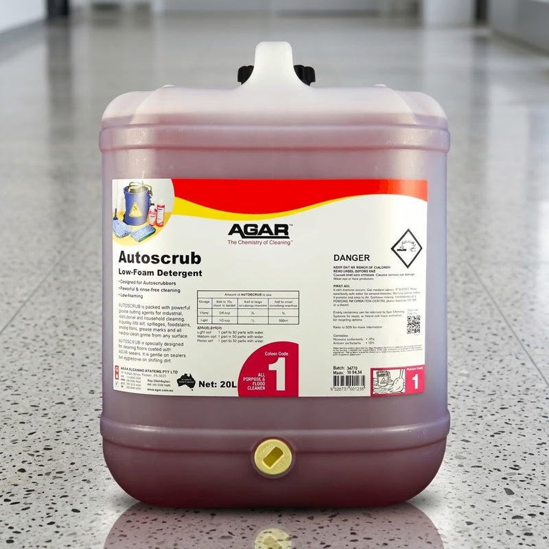Agar Autoscrub Floor Cleaner – Low-Foaming Industrial Detergent