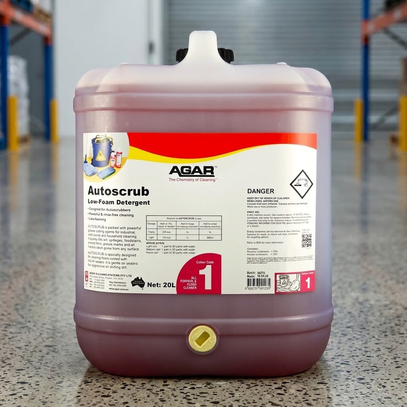 Agar Autoscrub Floor Cleaner – Low-Foaming Industrial Detergent