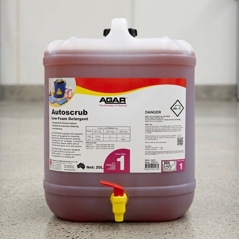 Agar Autoscrub Floor Cleaner – Low-Foaming Industrial Detergent