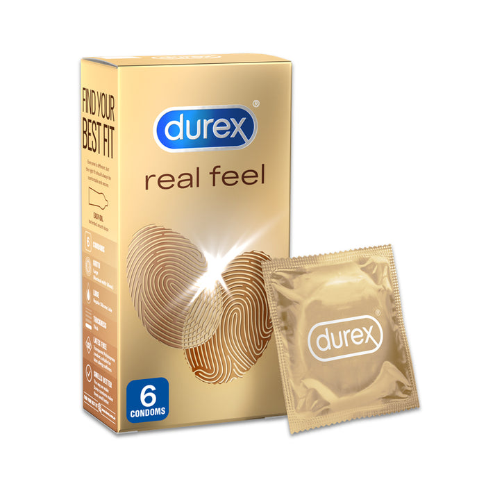 Durex Real Feel Condoms -6 Pack (CTN 72)