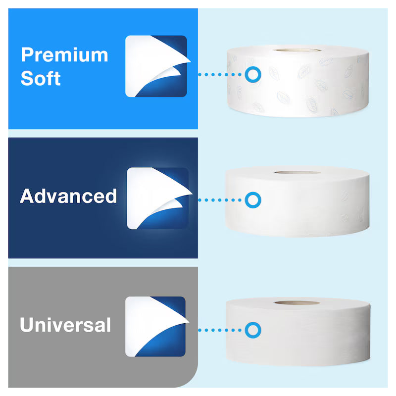 Tork T1 Jumbo Roll Dispenser 3″ Core | Commercial Toilet Paper Dispenser (554030)
