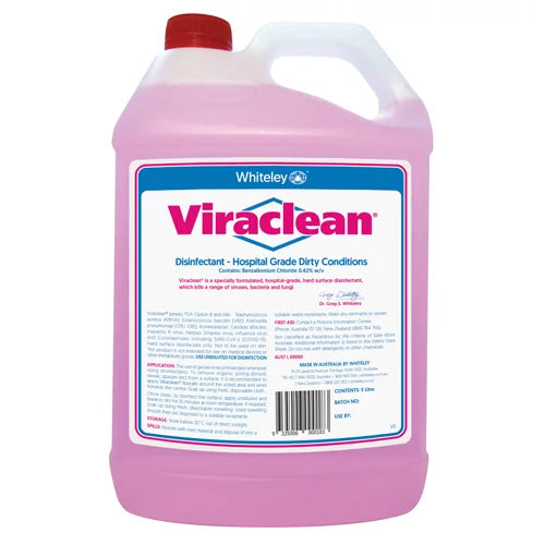 VIRACLEAN HOSPITAL GRADE DISINFECTANT - 5L