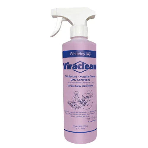 VIRACLEAN HOSPITAL GRADE DISINFECTANT - 500ML TRIGGER SPRAY