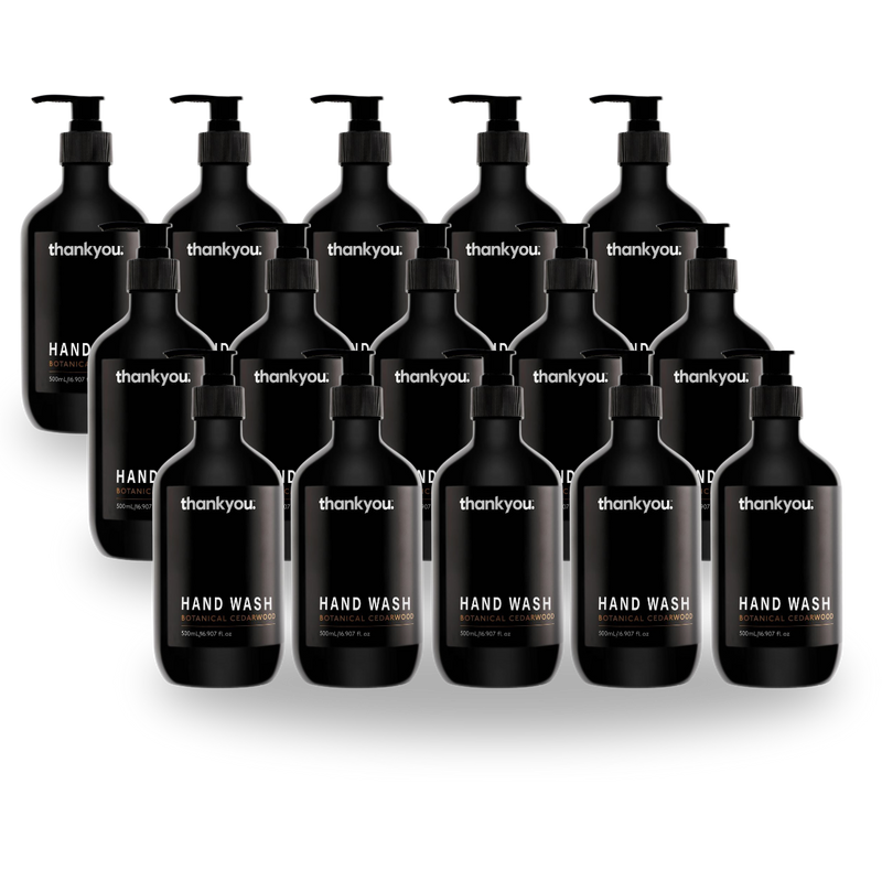 Thankyou Amenities Hand Wash 500ml x15 - Botanical Cedarwood