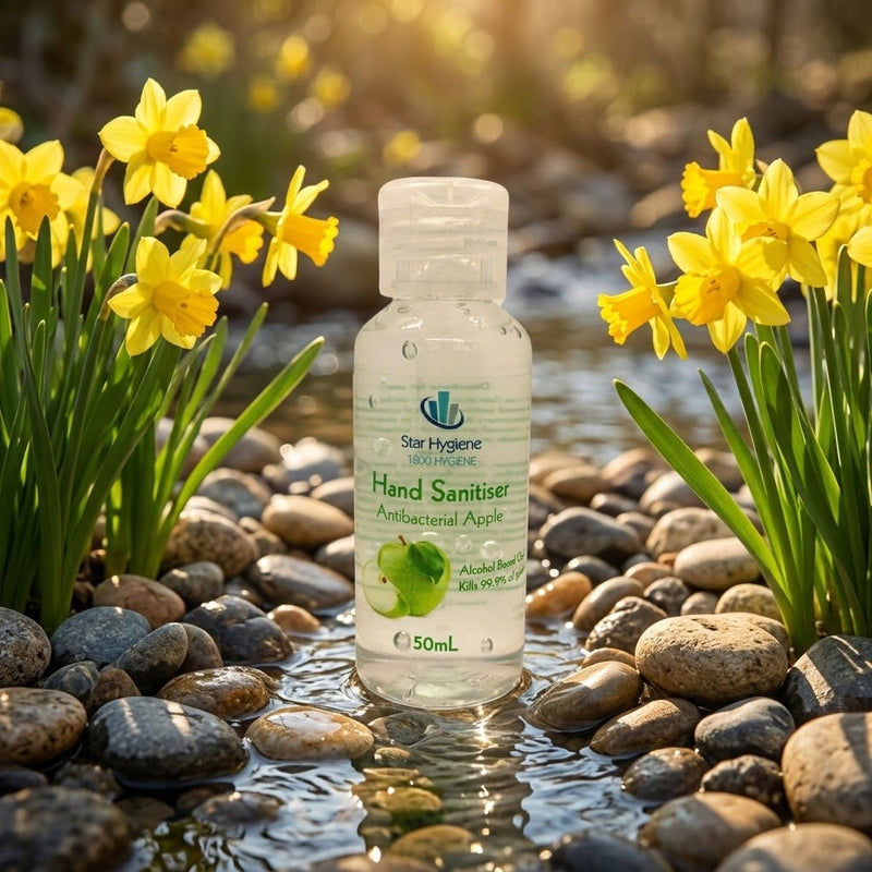Star Hygiene Hand Sanitiser Gel 50ml | 70%+ Alcohol Antibacterial Hand Sanitiser