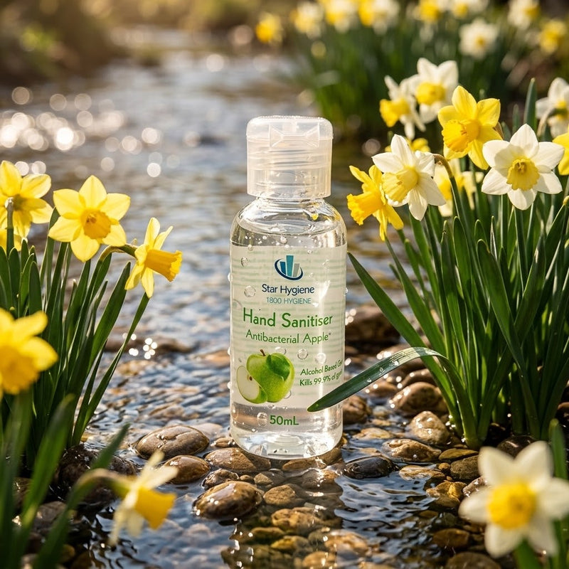 Star Hygiene Hand Sanitiser Gel 50ml | 70%+ Alcohol Antibacterial Hand Sanitiser