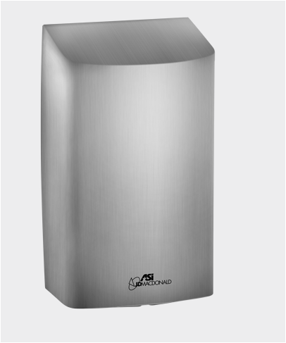 ASI JD Macdonald Turbo-Chic Hand Dryer (High Speed - Stainless Steel)