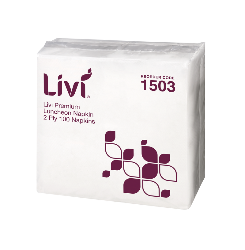 Livi Premium luncheon paper napkin 2ply 100s (1503)