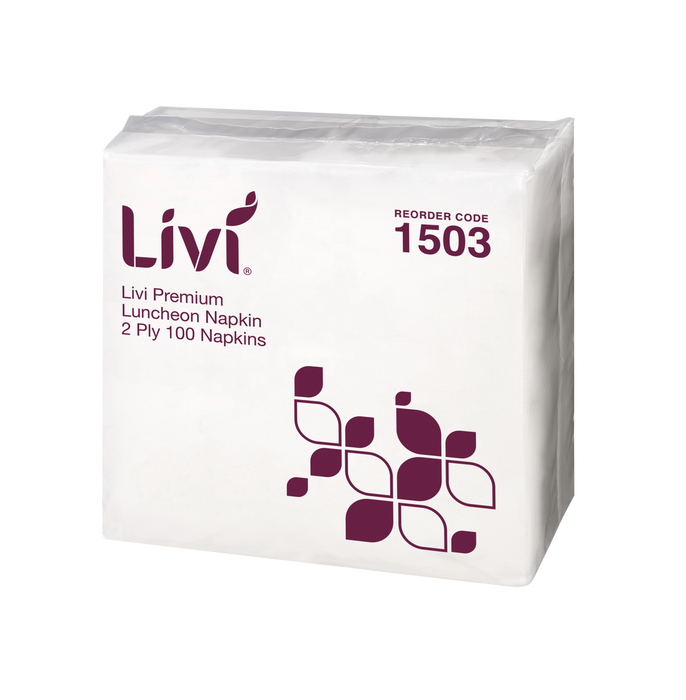 Livi Premium luncheon paper napkin 2ply 100s (1503)