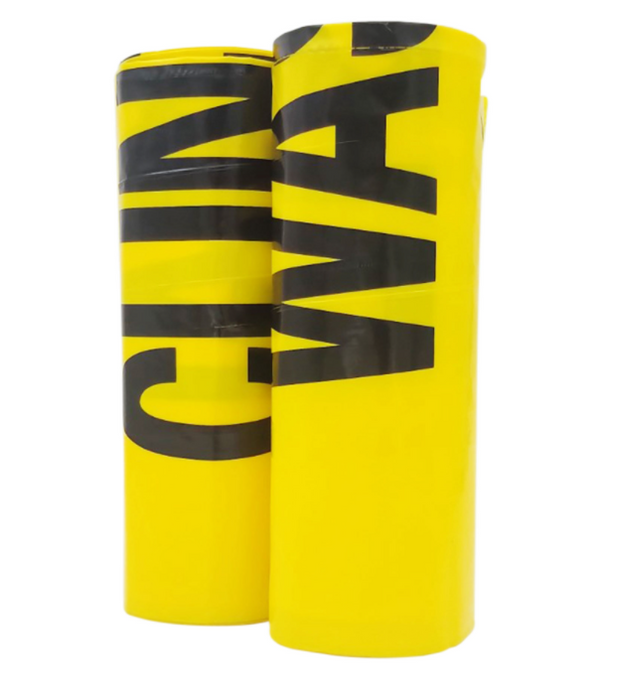 75L Yellow Clinical Waste Bags Roll, 25 Bags