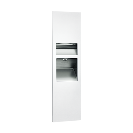 ASI JD Macdonald 3-in-1 Recessed (Paper Towel Dispenser, Hand Dryer & Waste Bin)