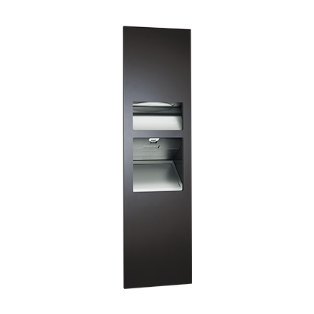 ASI JD Macdonald 3-in-1 Recessed (Paper Towel Dispenser, Hand Dryer & Waste Bin)