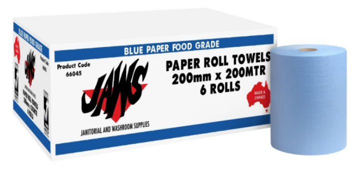 Jaws Blue Autocut Hand Towel, 200m