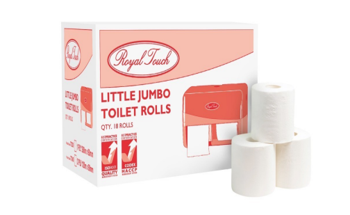 ROYAL TOUCH 2PLY LITTLE JUMBO TOILET ROLLS (77240)