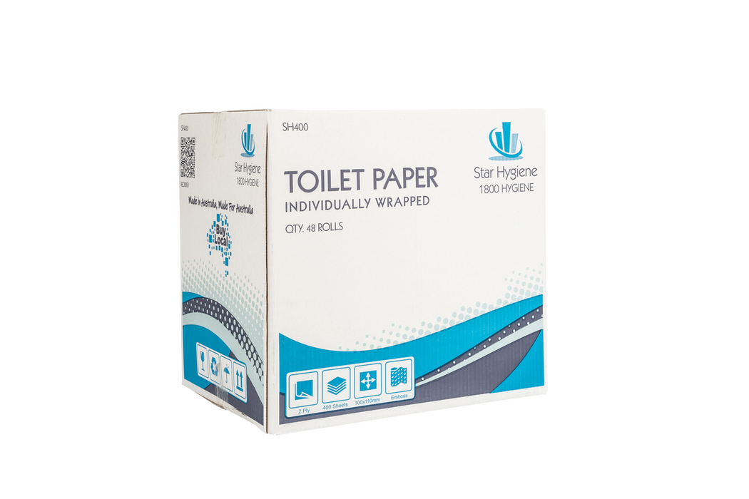 Star Hygiene Toilet Paper 2ply 400 sheets (CTN 48)